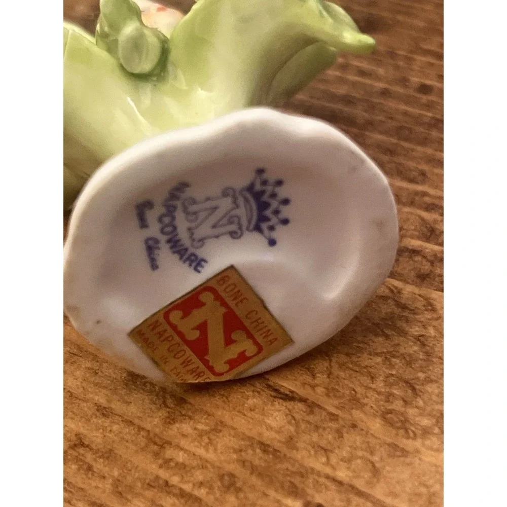 Napcoware Bone China Flower Pixie of the Month March Figurine Vintage Miniature